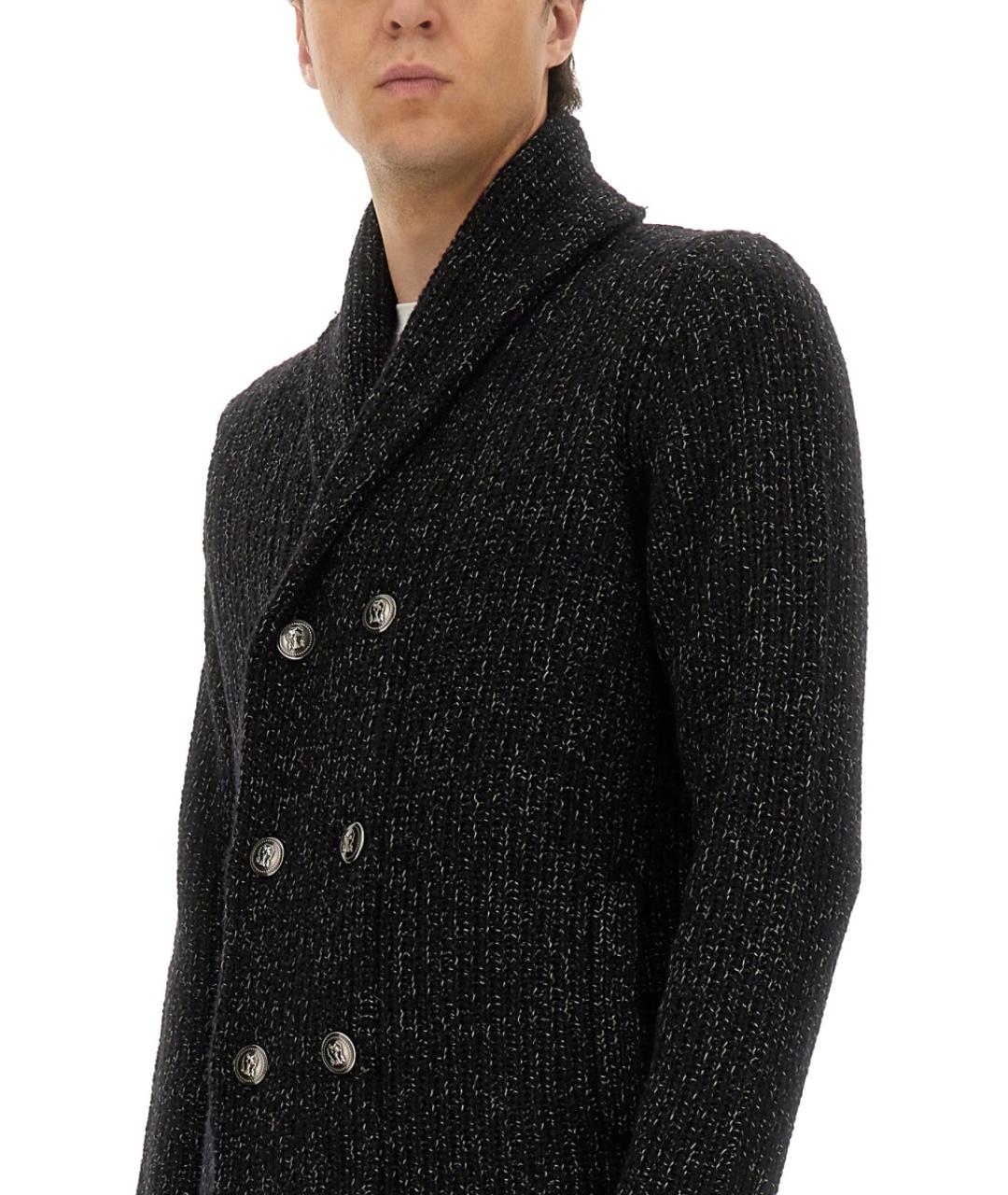 BRUNELLO CUCINELLI Черный шерстяной кардиган, фото 5