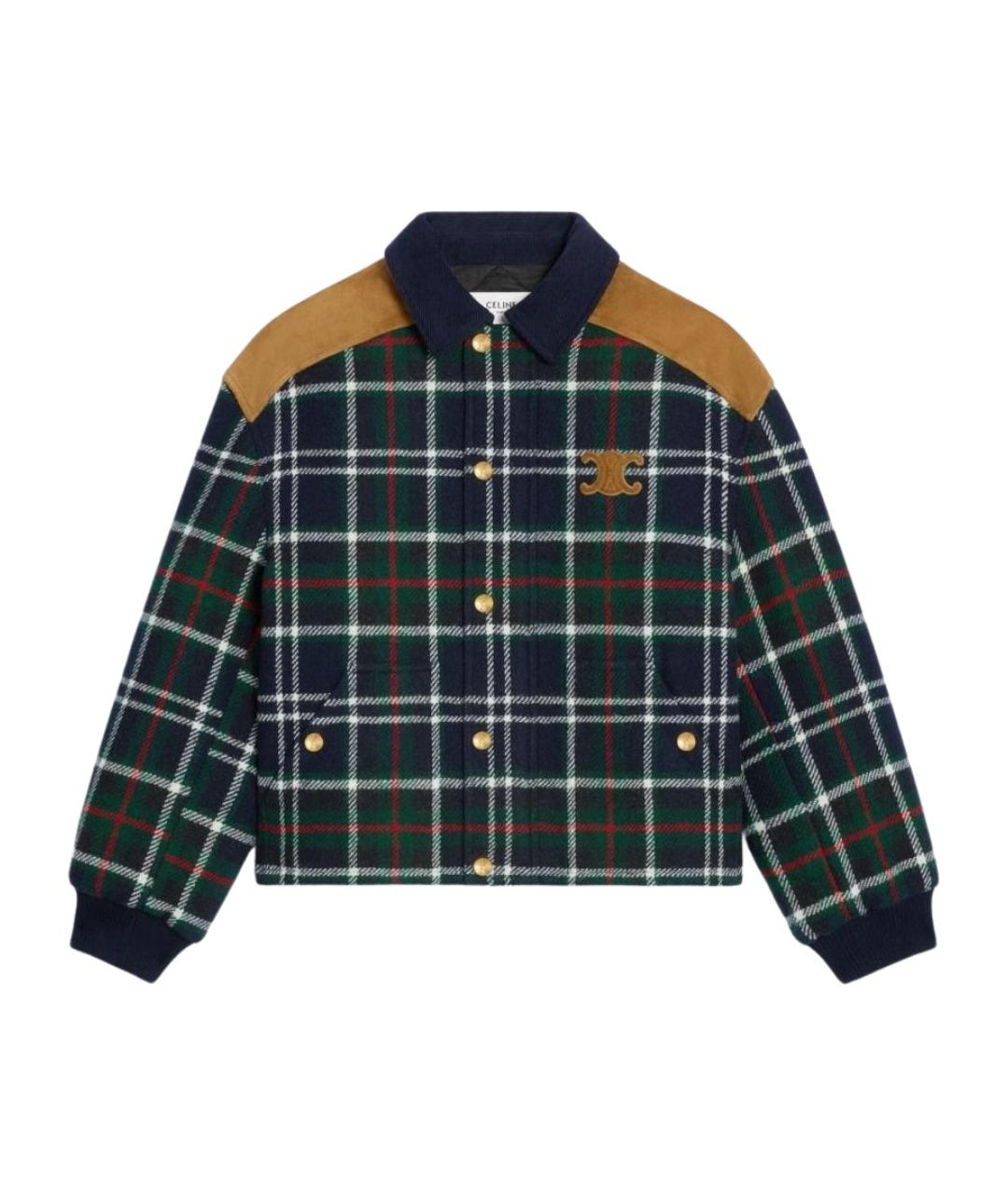 CELINE Мульти шерстяная куртка, фото 1
