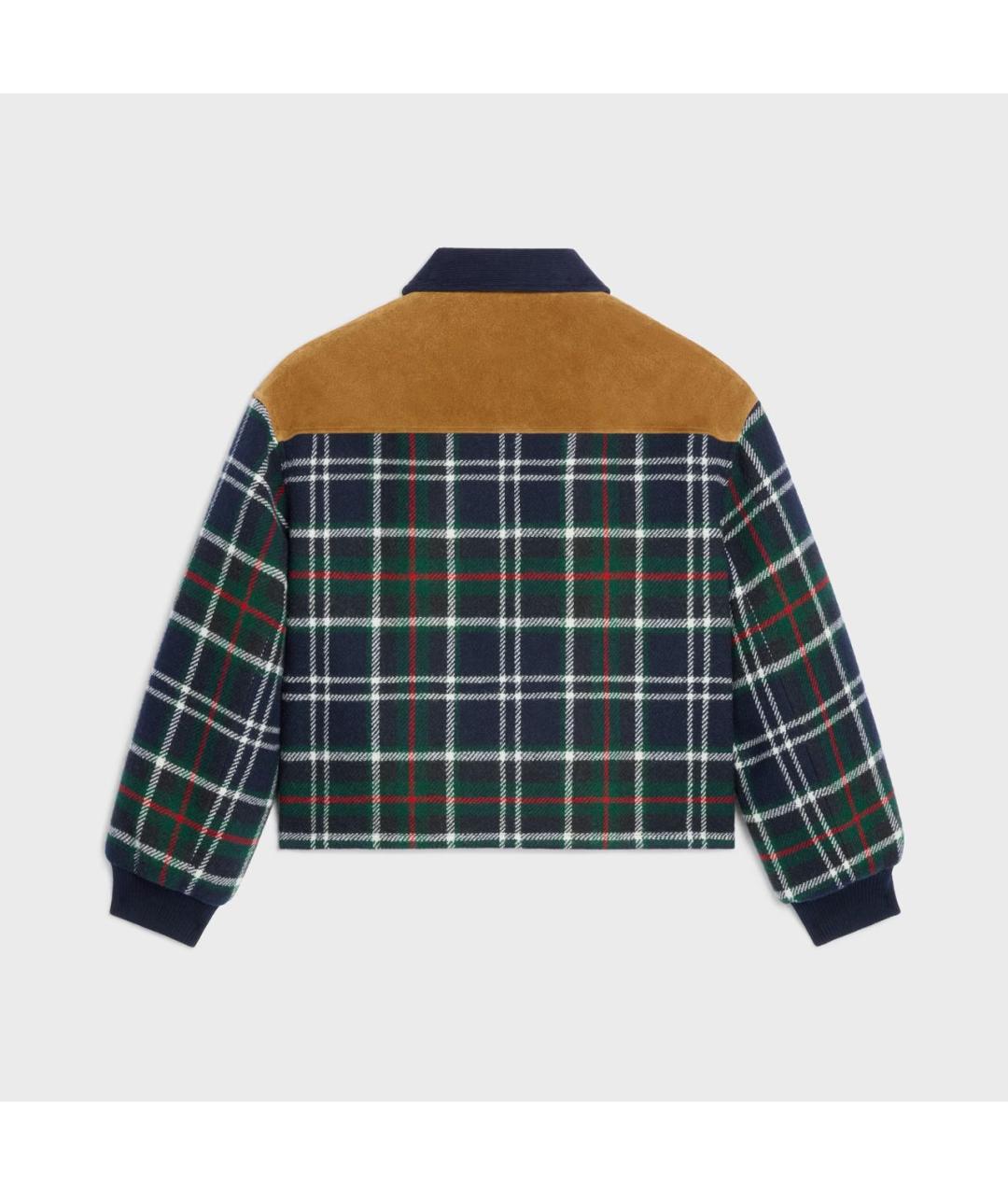 CELINE Мульти шерстяная куртка, фото 3