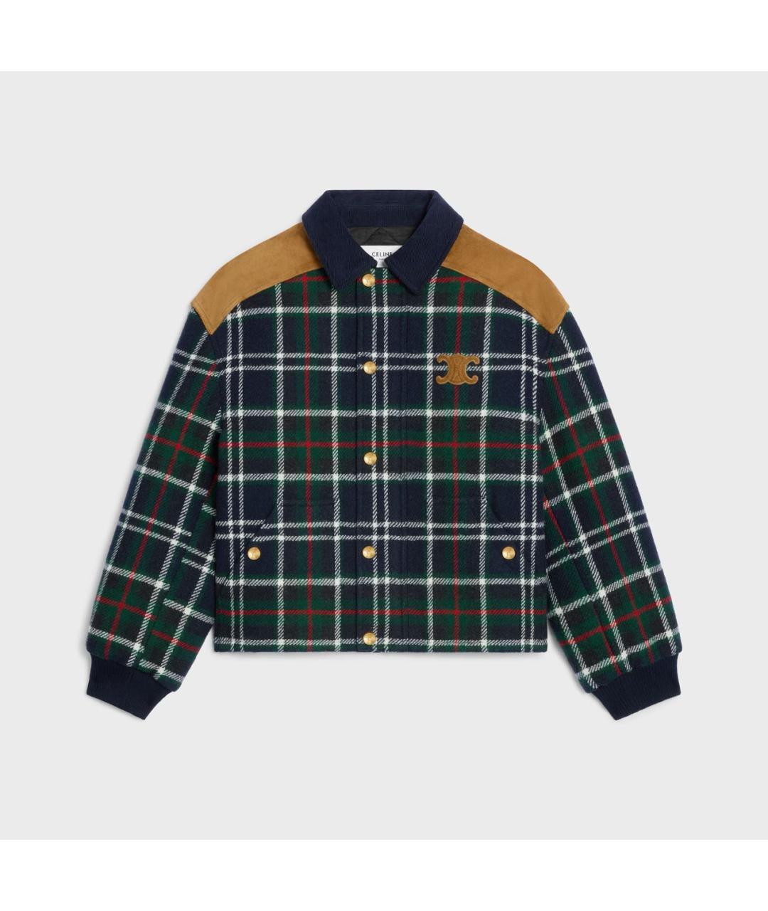 CELINE Мульти шерстяная куртка, фото 7
