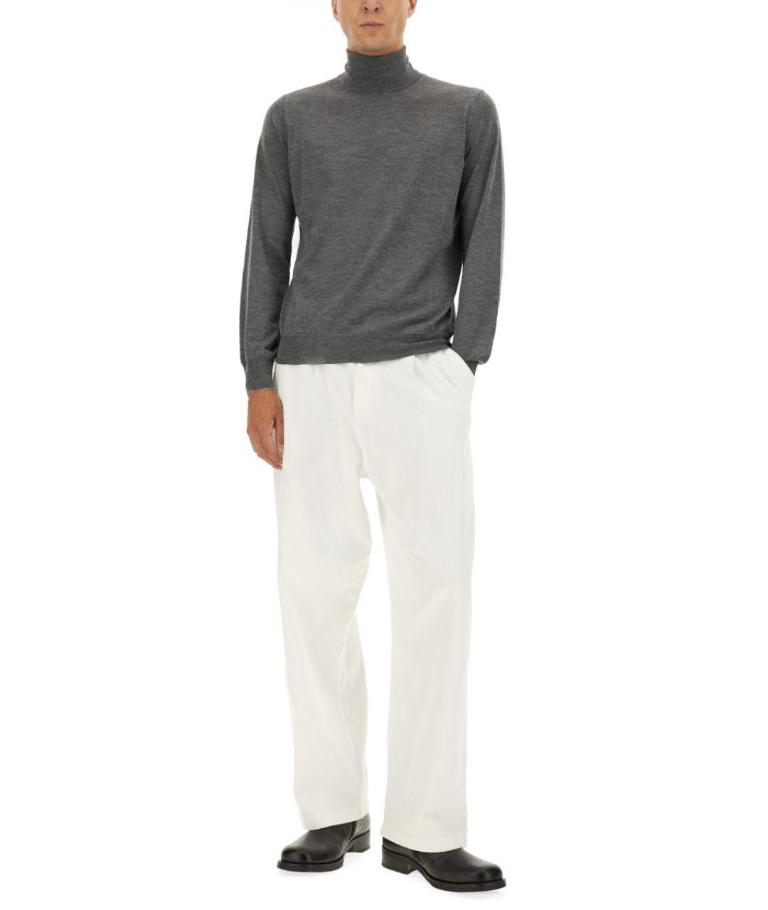 BRUNELLO CUCINELLI Серый шерстяной джемпер / свитер, фото 2