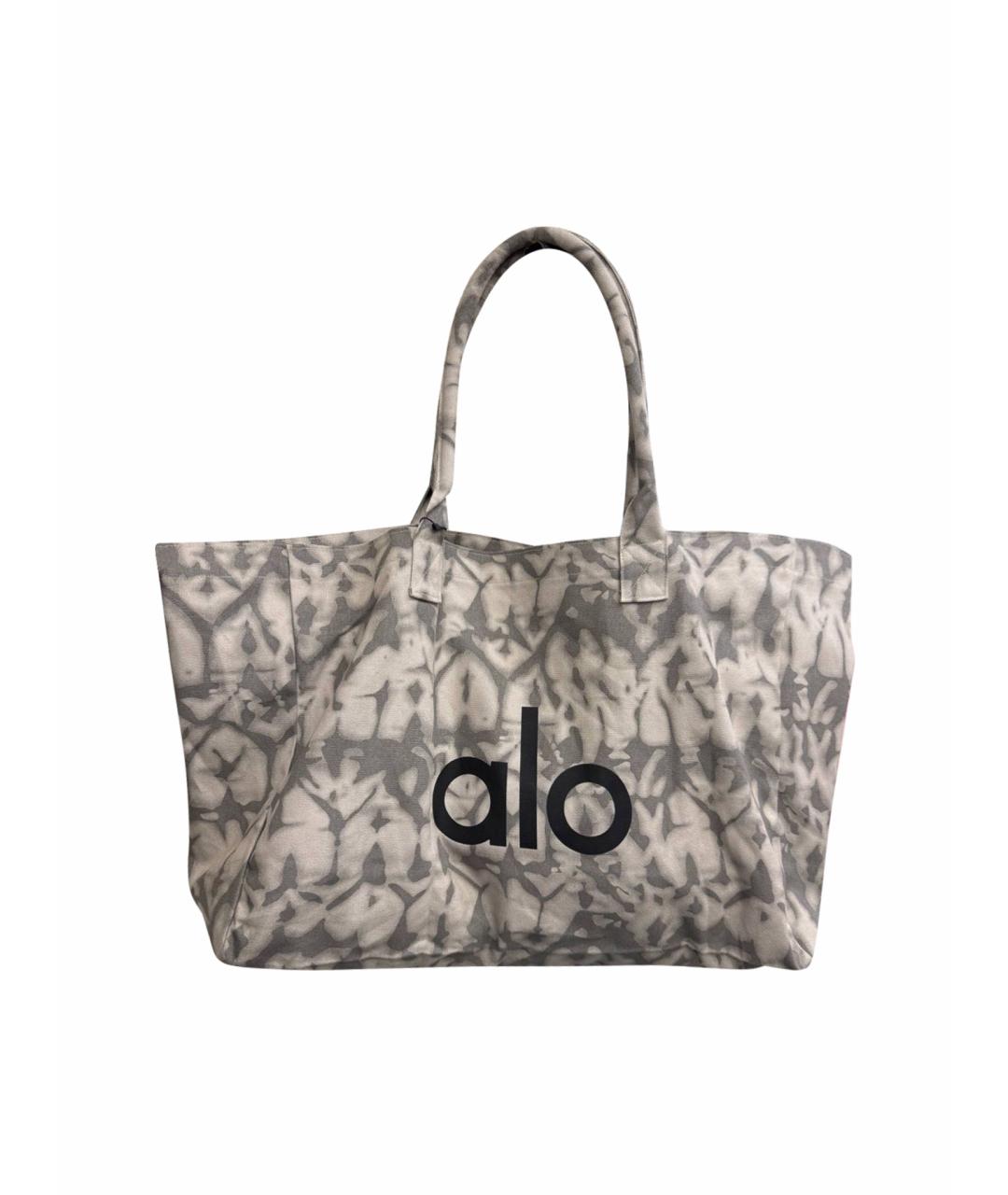 ALO YOGA Бежевая тканевая сумка тоут, фото 1