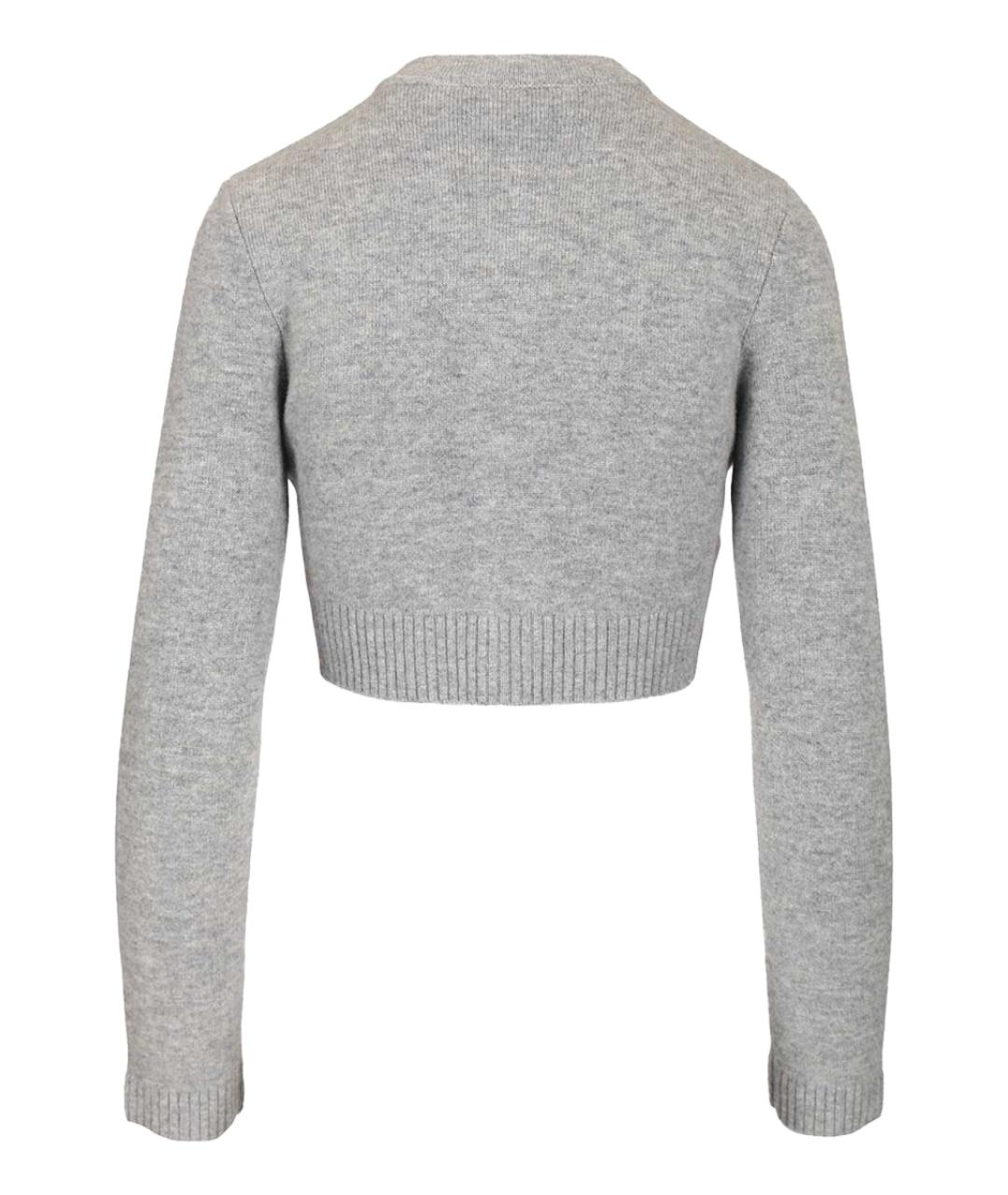 SELF-PORTRAIT Серый шерстяной кардиган, фото 2