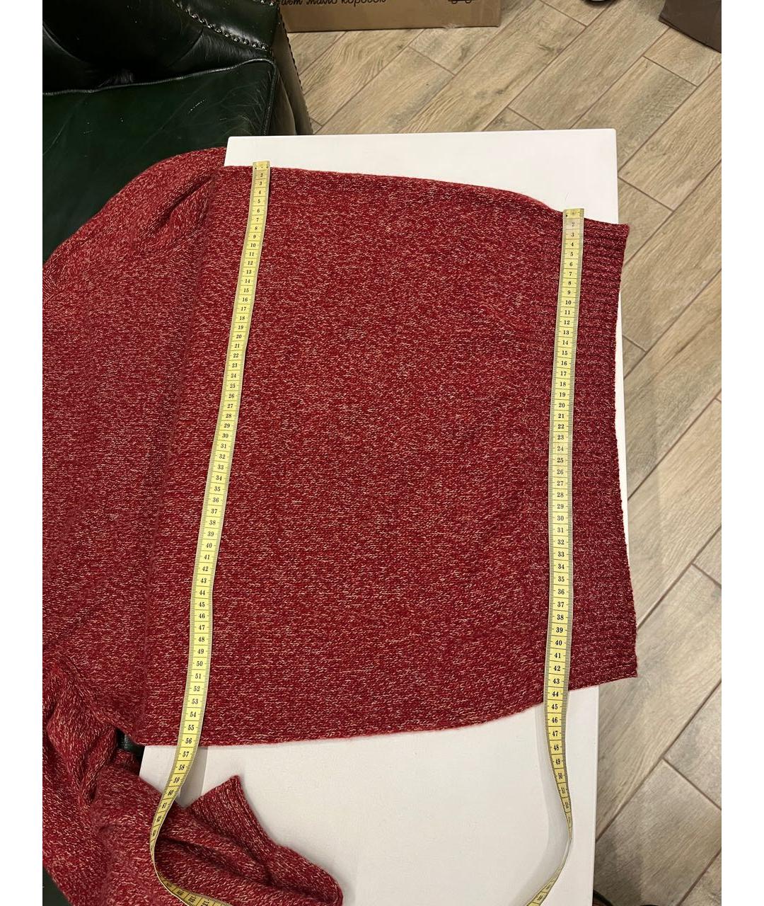 LORO PIANA Бордовый кашемировый джемпер / свитер, фото 2