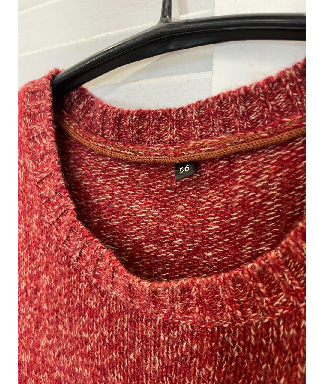 LORO PIANA Бордовый кашемировый джемпер / свитер, фото 7