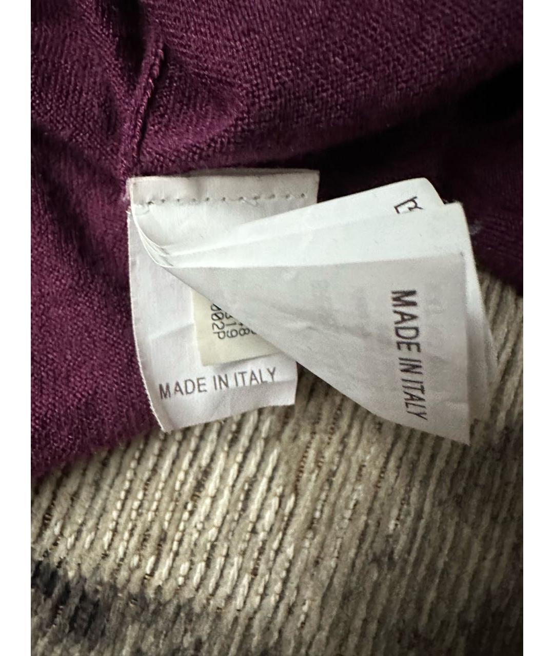 BRUNELLO CUCINELLI Бордовый шерстяной джемпер / свитер, фото 7