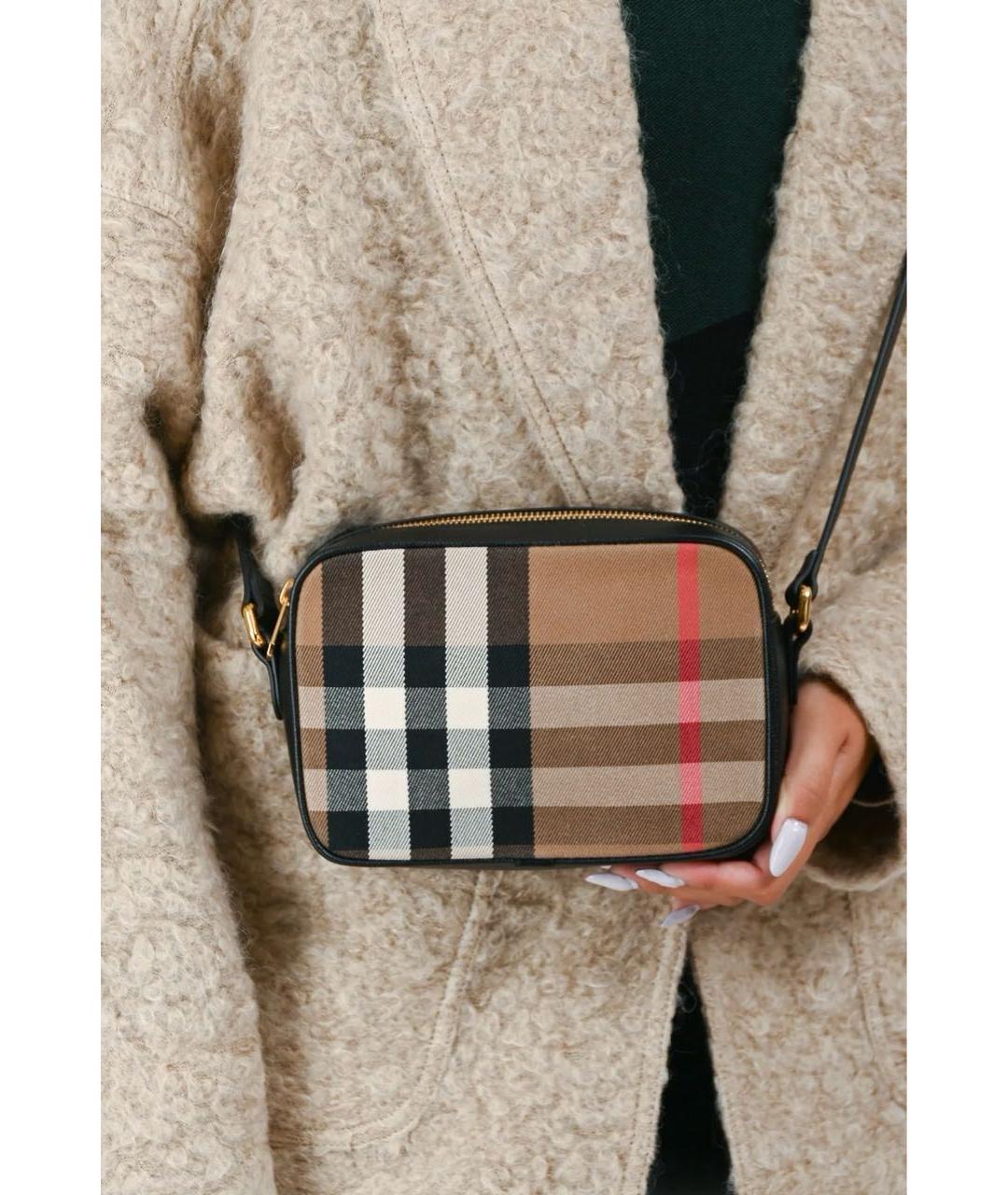 BURBERRY Коричневая сумка через плечо, фото 5