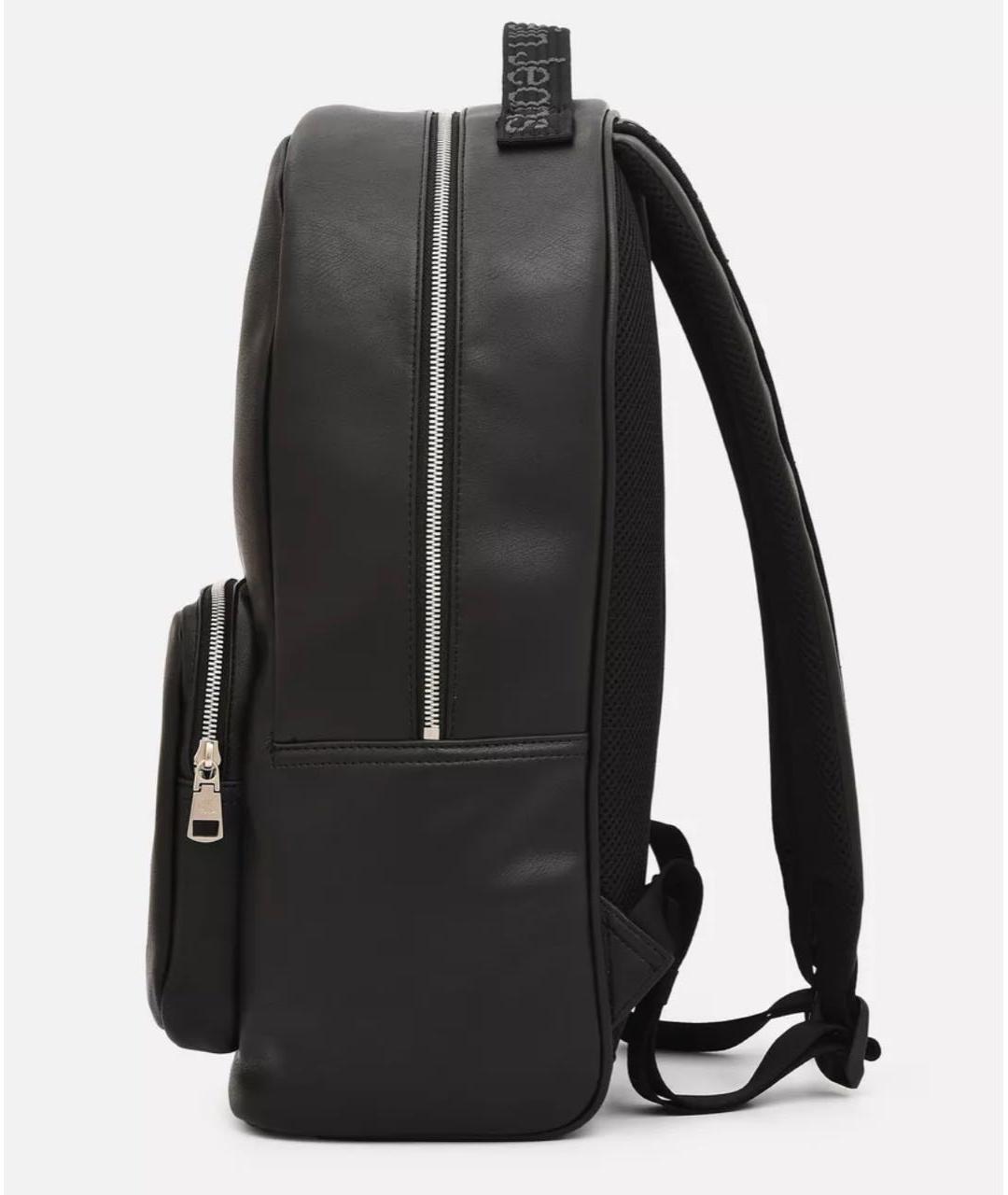 CALVIN KLEIN Черный рюкзак из искусственной кожи, фото 2