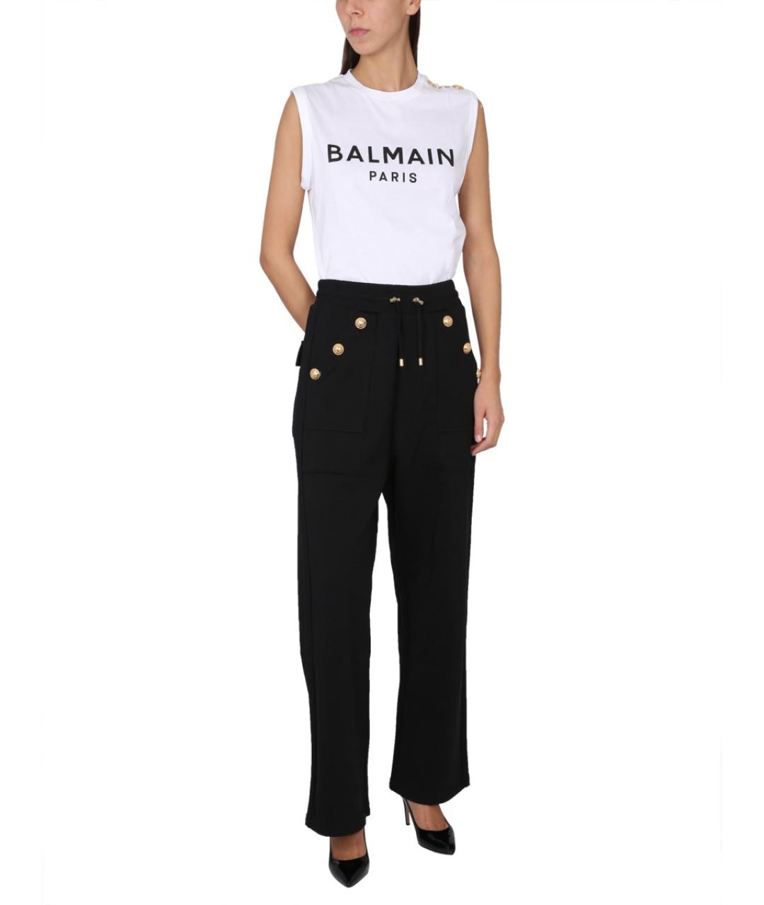 BALMAIN Белая хлопковая блузы, фото 2