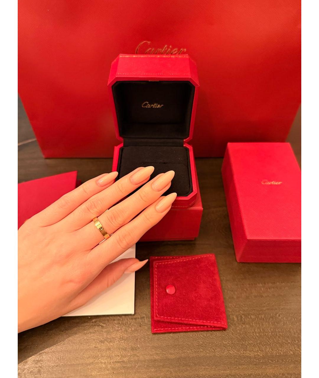 CARTIER Желтое кольцо из желтого золота, фото 4