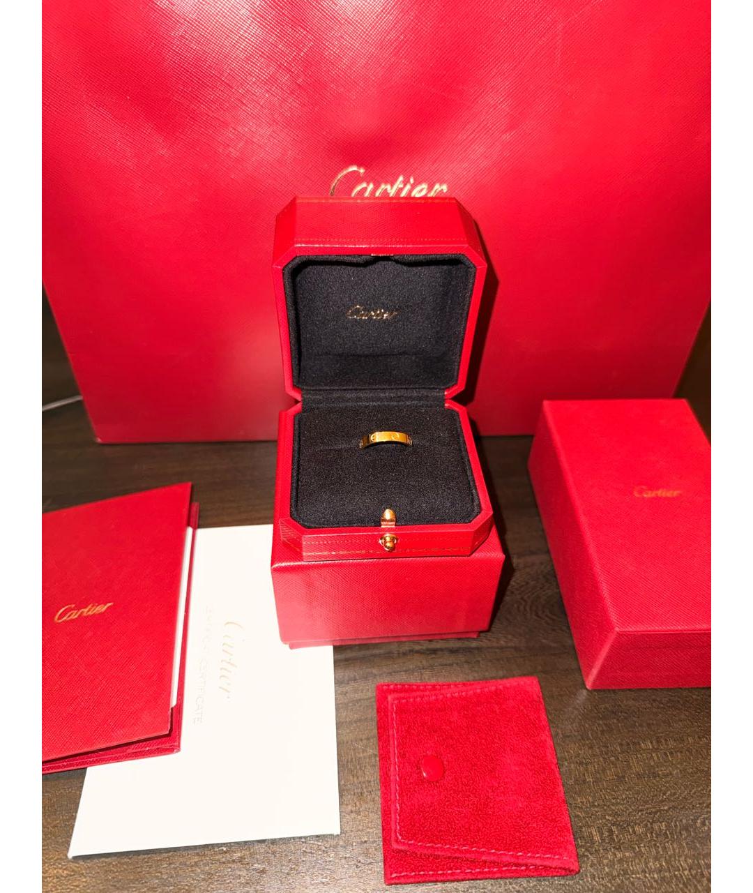 CARTIER Желтое кольцо из желтого золота, фото 2