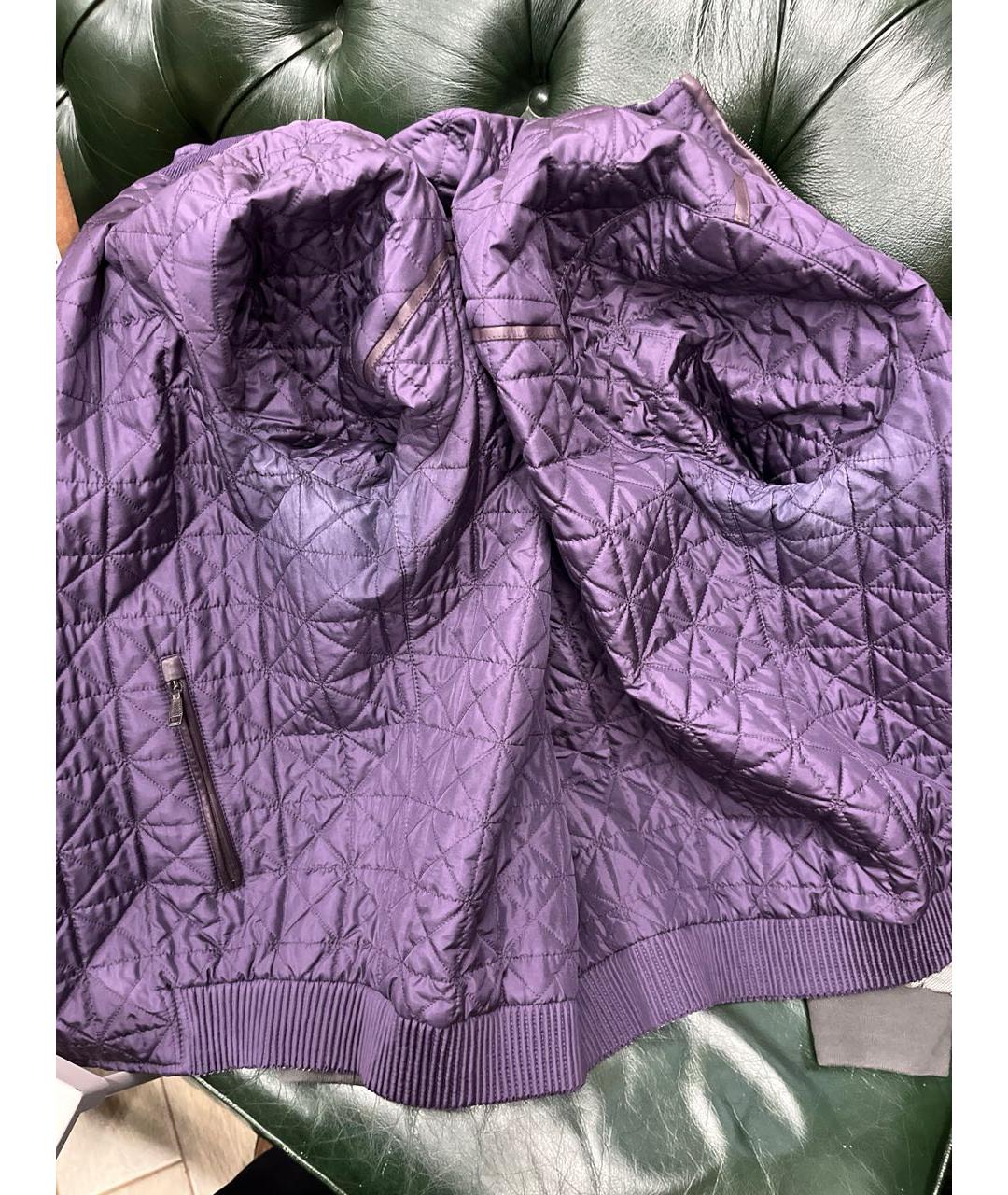 BRIONI Серая полиэстеровая куртка, фото 5