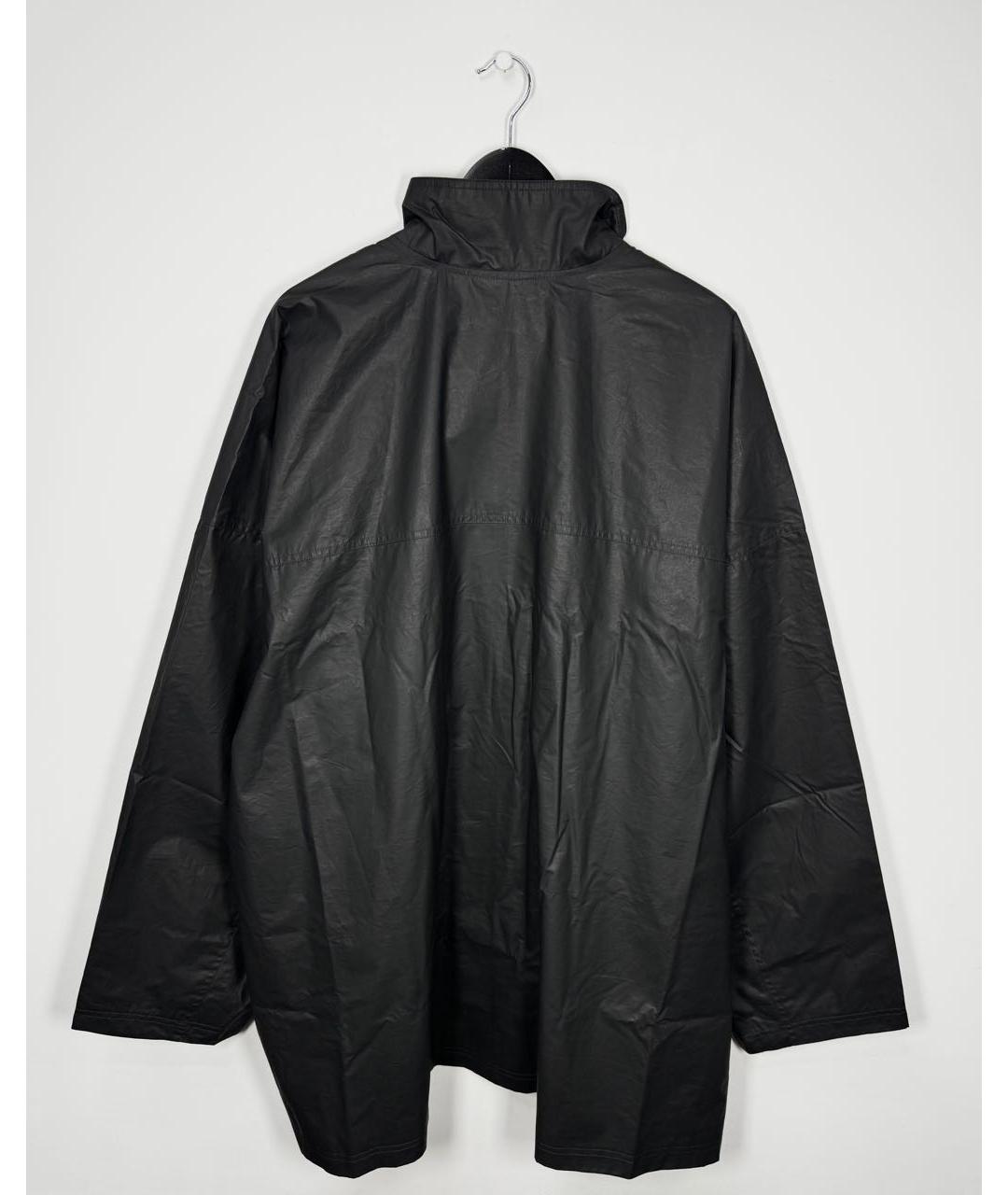 YEEZY Черный хлопковый тренч / плащ, фото 5