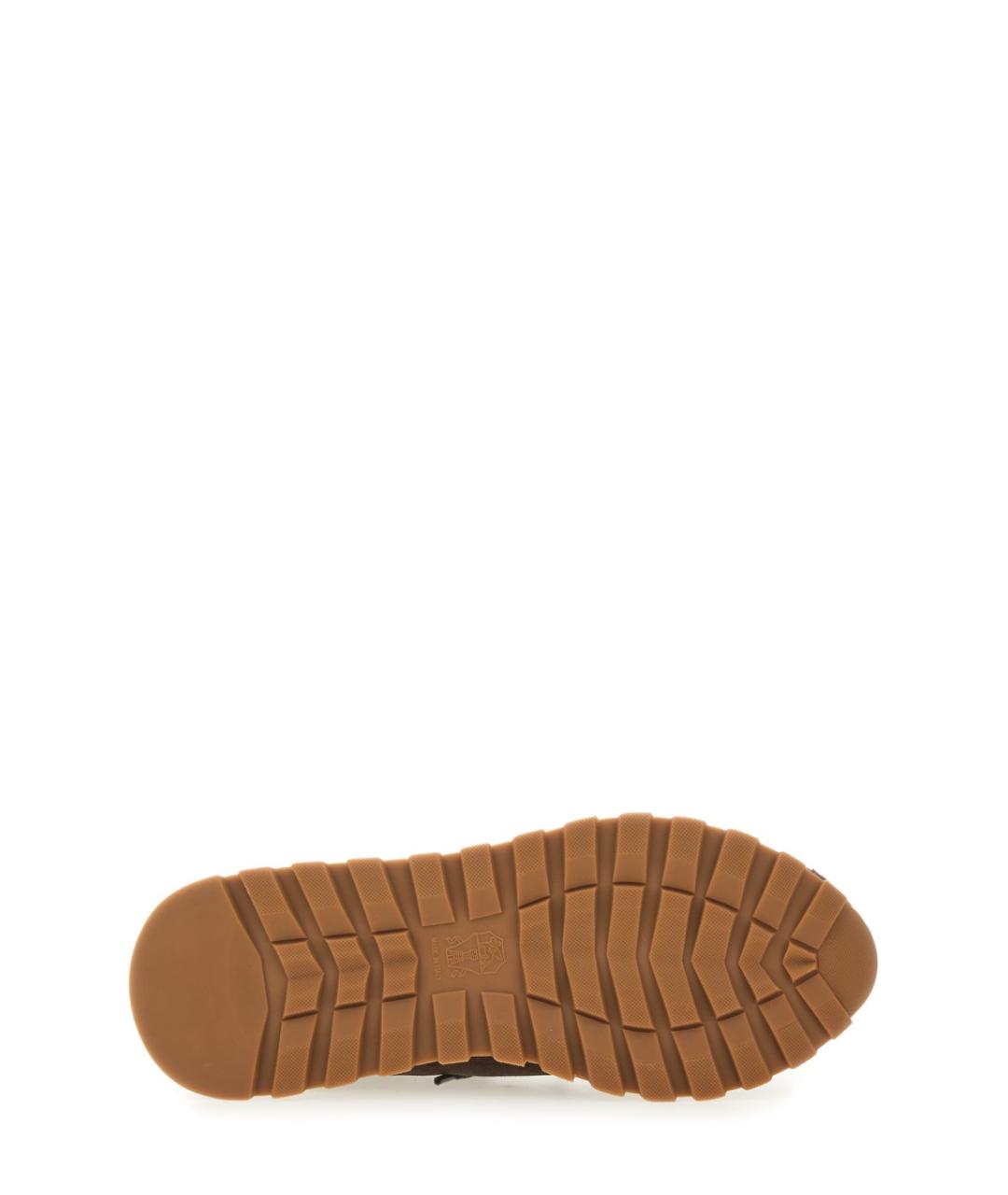 BRUNELLO CUCINELLI Коричневые замшевые кроссовки, фото 6