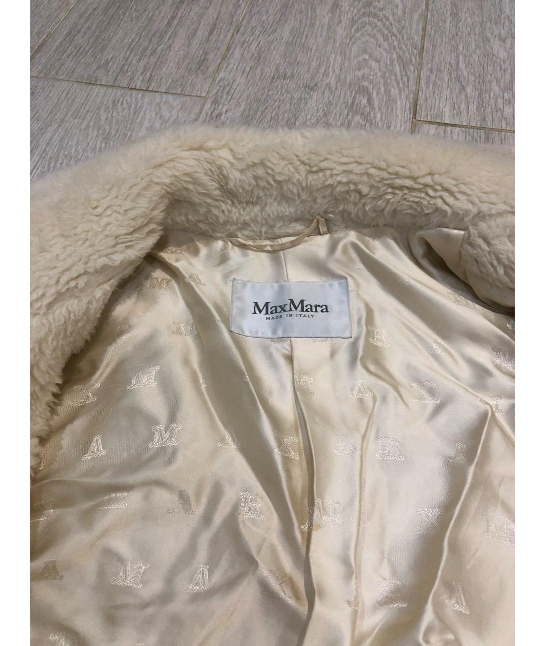'S MAX MARA Белая шуба, фото 4
