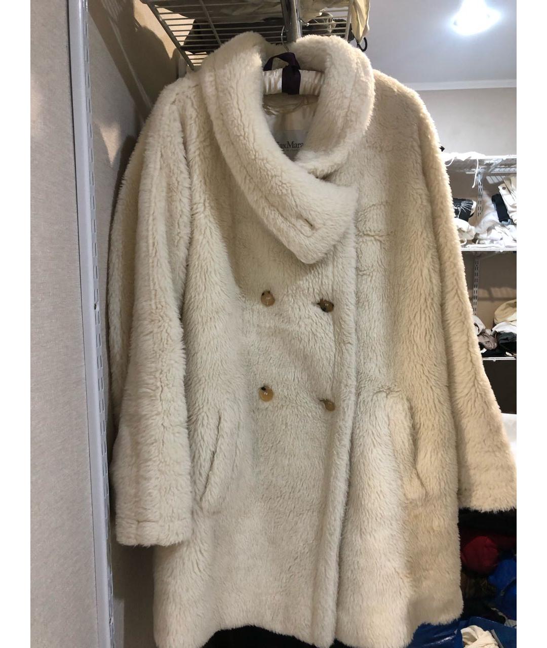 'S MAX MARA Белая шуба, фото 2