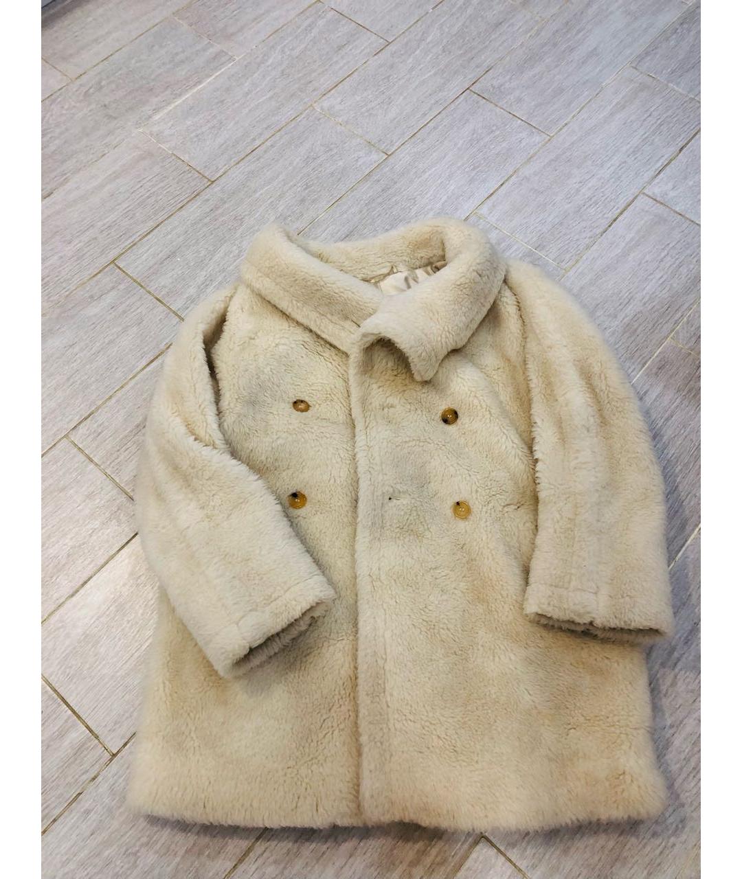 'S MAX MARA Белая шуба, фото 5