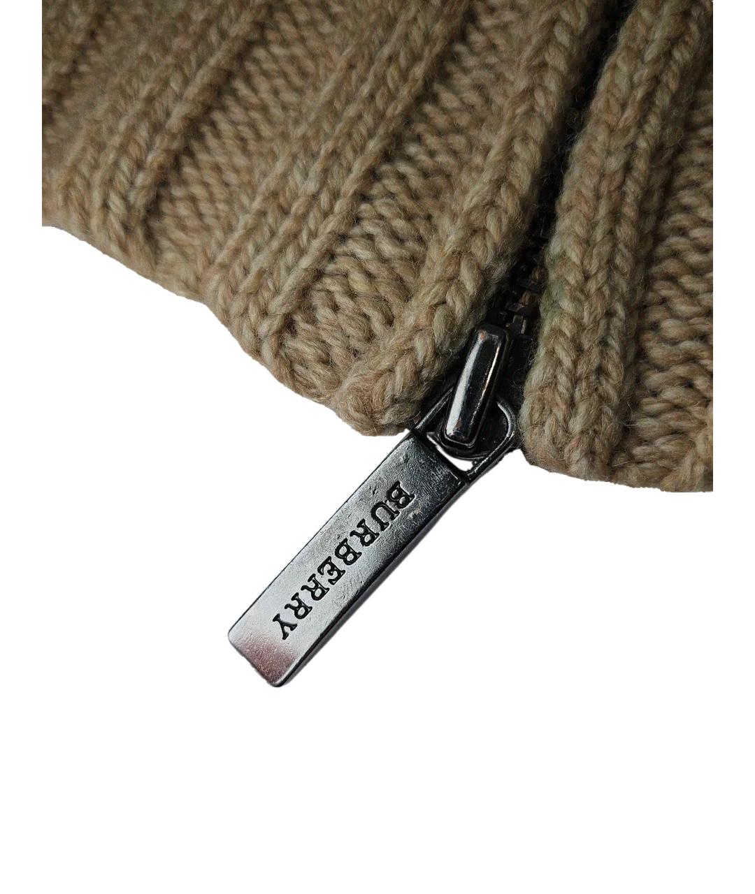 BURBERRY Бежевый шерстяной кардиган, фото 5