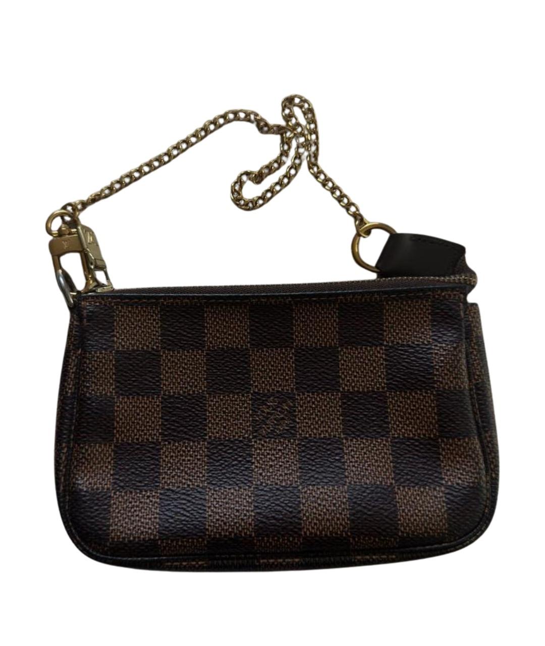 LOUIS VUITTON Коричневая сумка с короткими ручками, фото 1