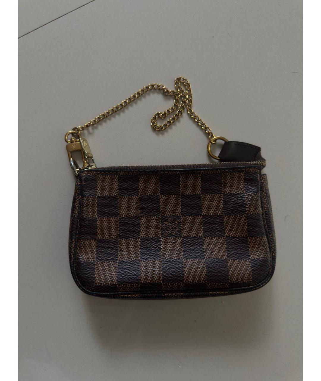 LOUIS VUITTON Коричневая сумка с короткими ручками, фото 6