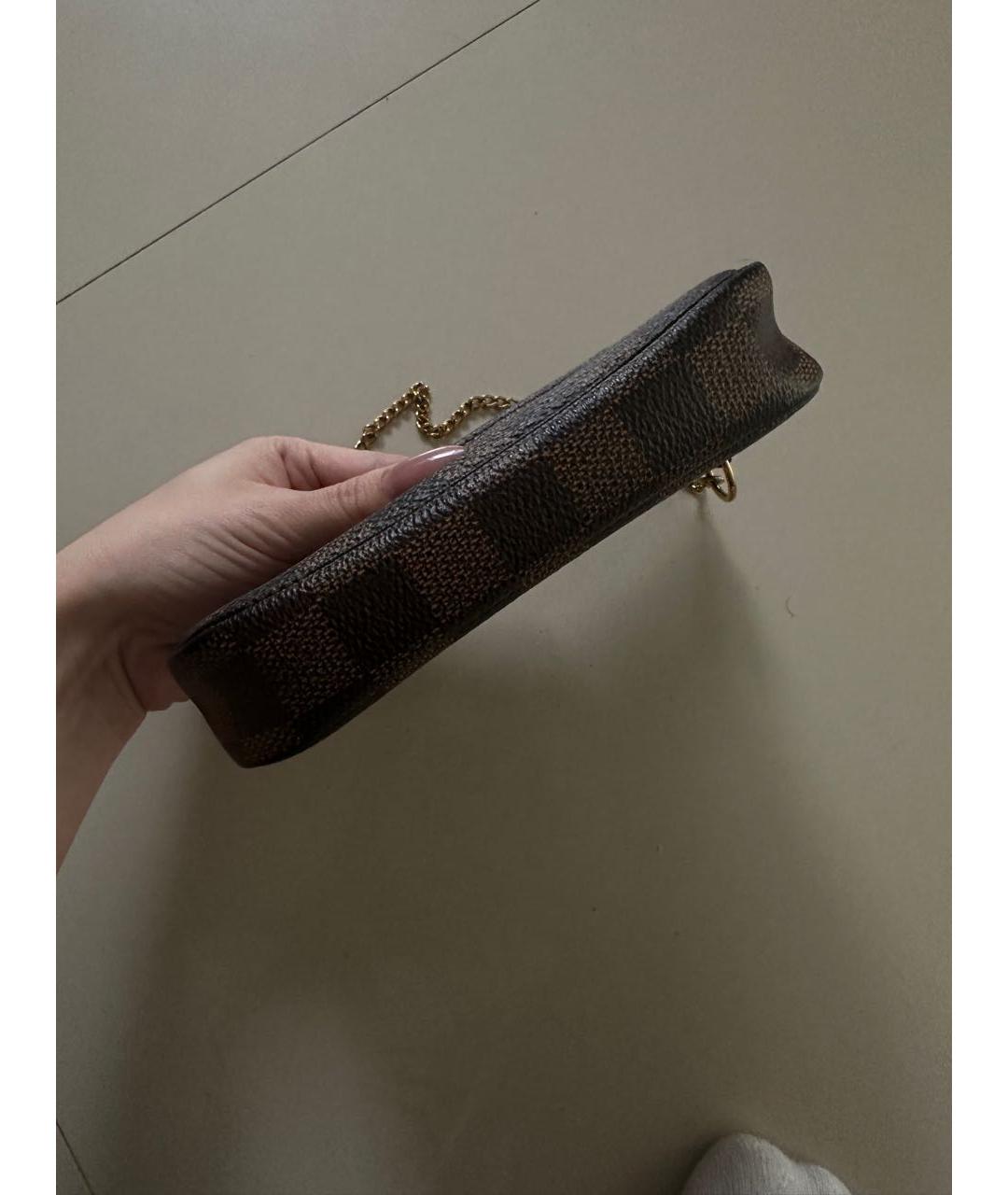 LOUIS VUITTON Коричневая сумка с короткими ручками, фото 2