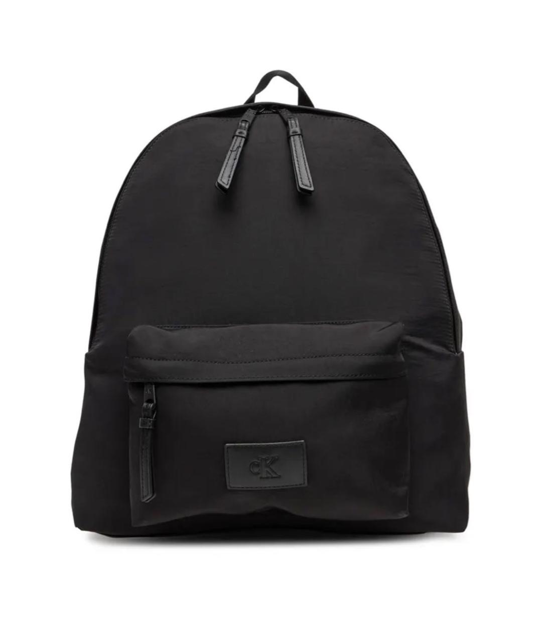 CALVIN KLEIN Черный тканевый рюкзак, фото 1
