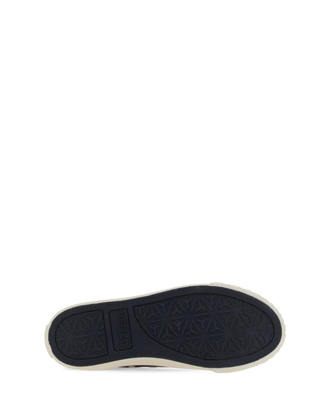 KENZO Черные текстильные кроссовки, фото 5