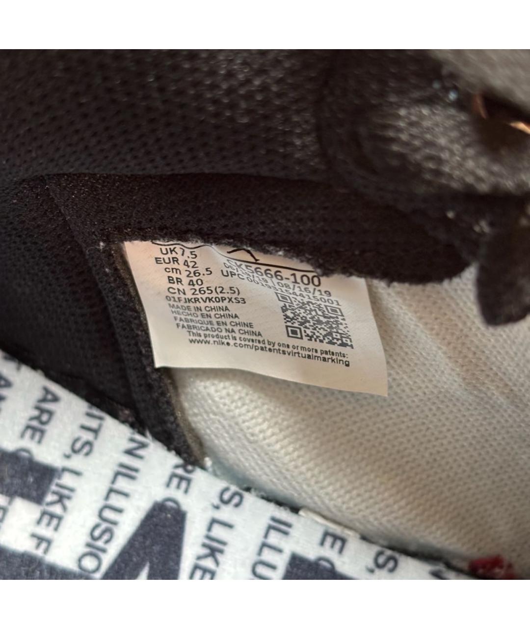 JORDAN Мульти кожаные высокие кроссовки / кеды, фото 8