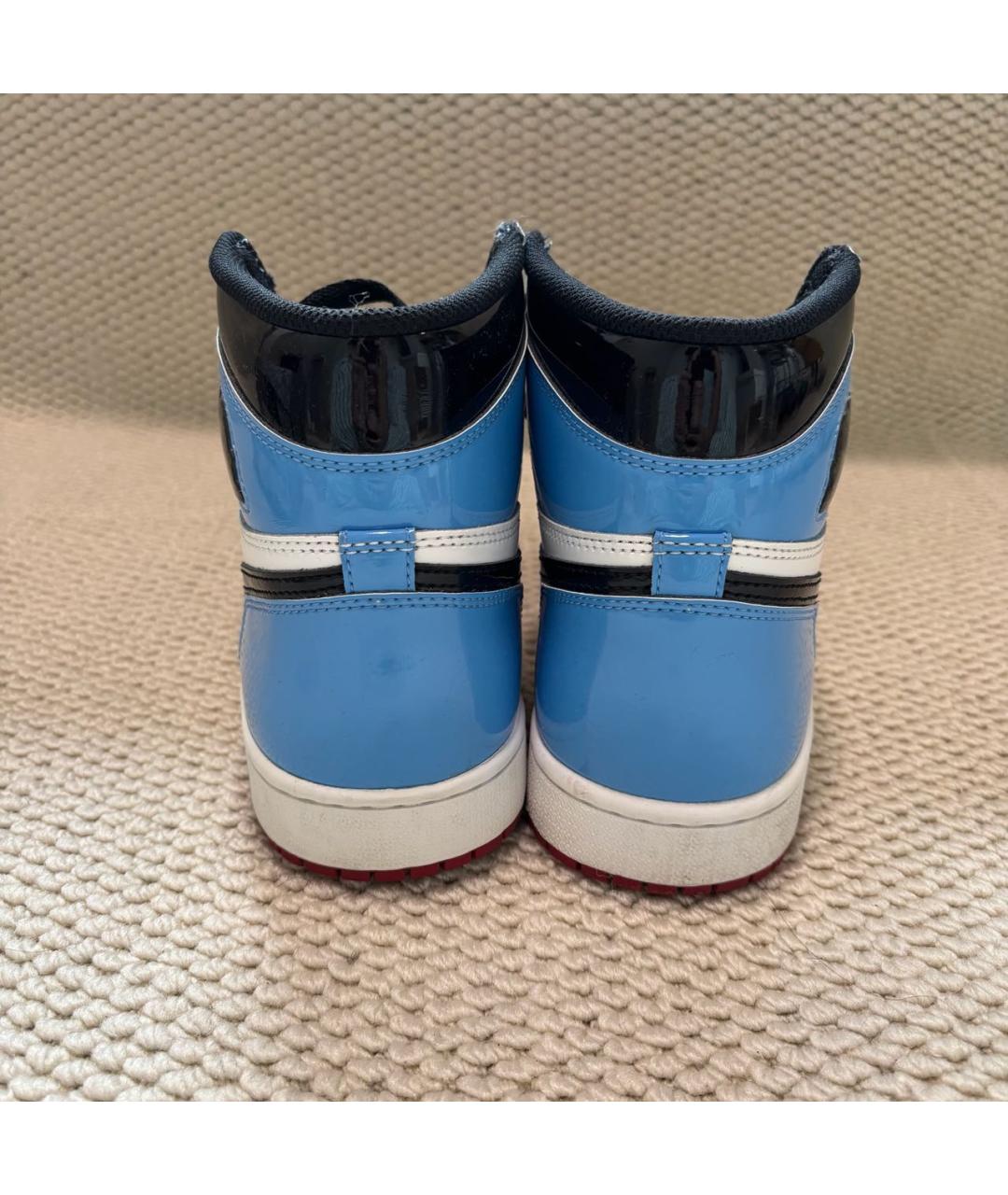 JORDAN Мульти кожаные высокие кроссовки / кеды, фото 3