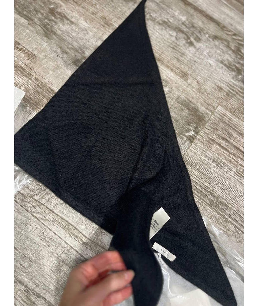 THE ROW Черная кашемировая повязка на голову, фото 4