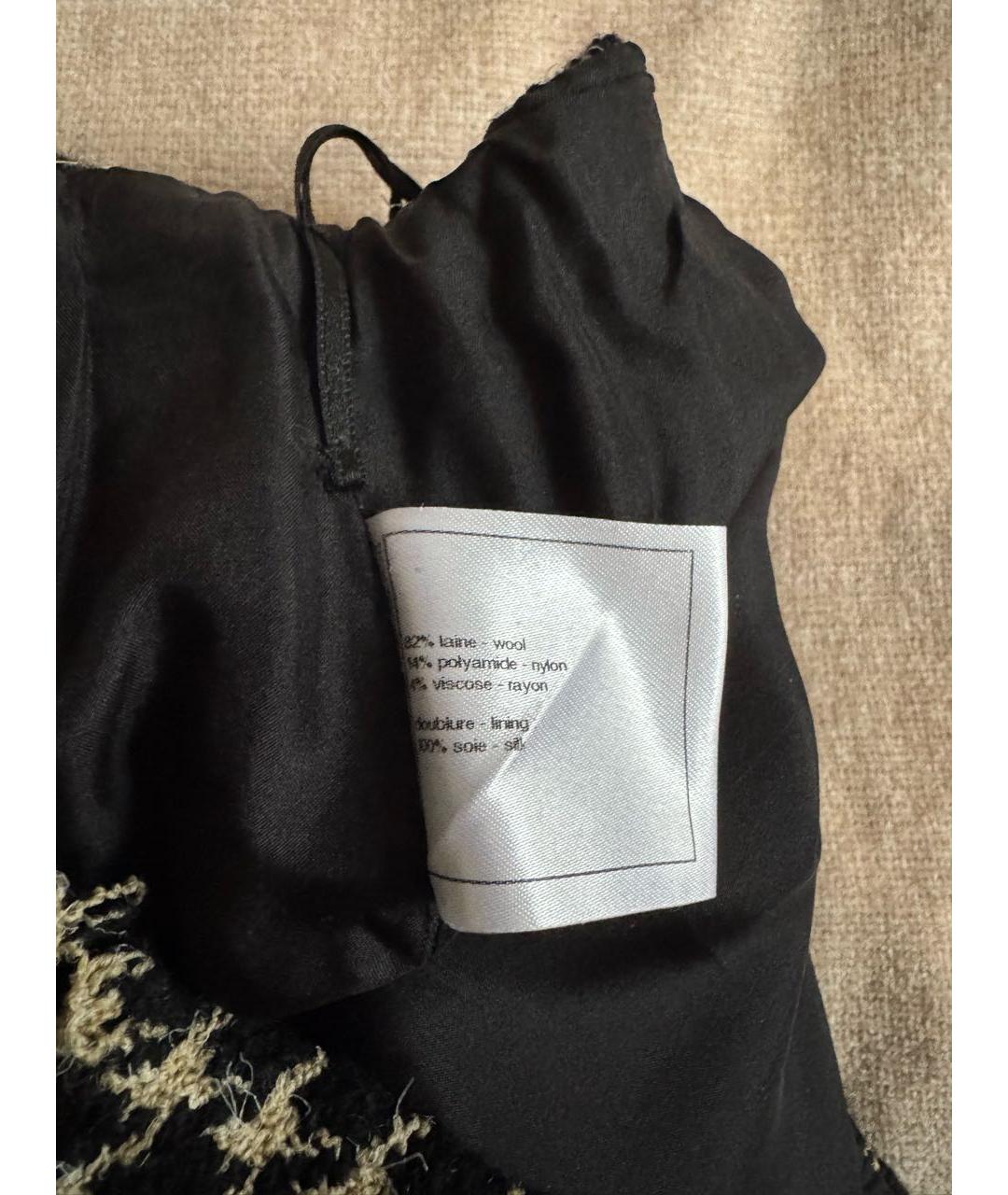 CHANEL Мульти шерстяная юбка миди, фото 5