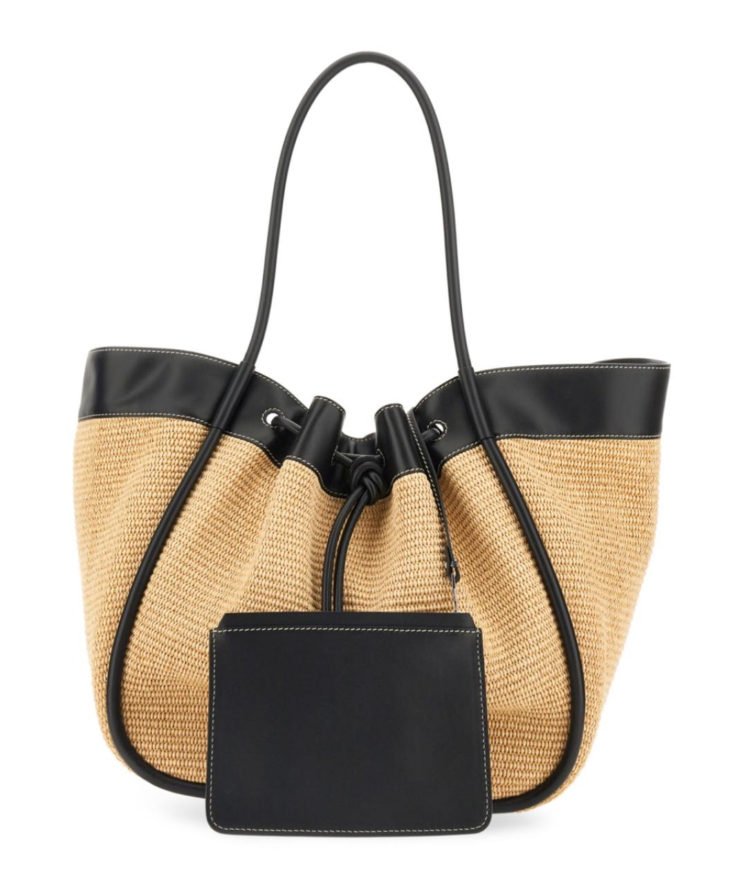 PROENZA SCHOULER Бежевая пелетеная сумка тоут, фото 2