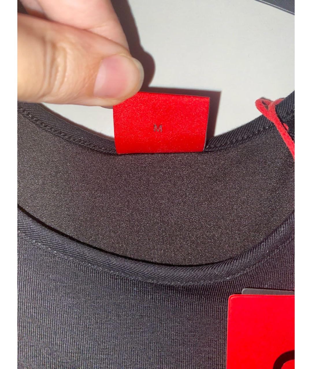 HUGO BOSS Черное хлопковое повседневное платье, фото 4