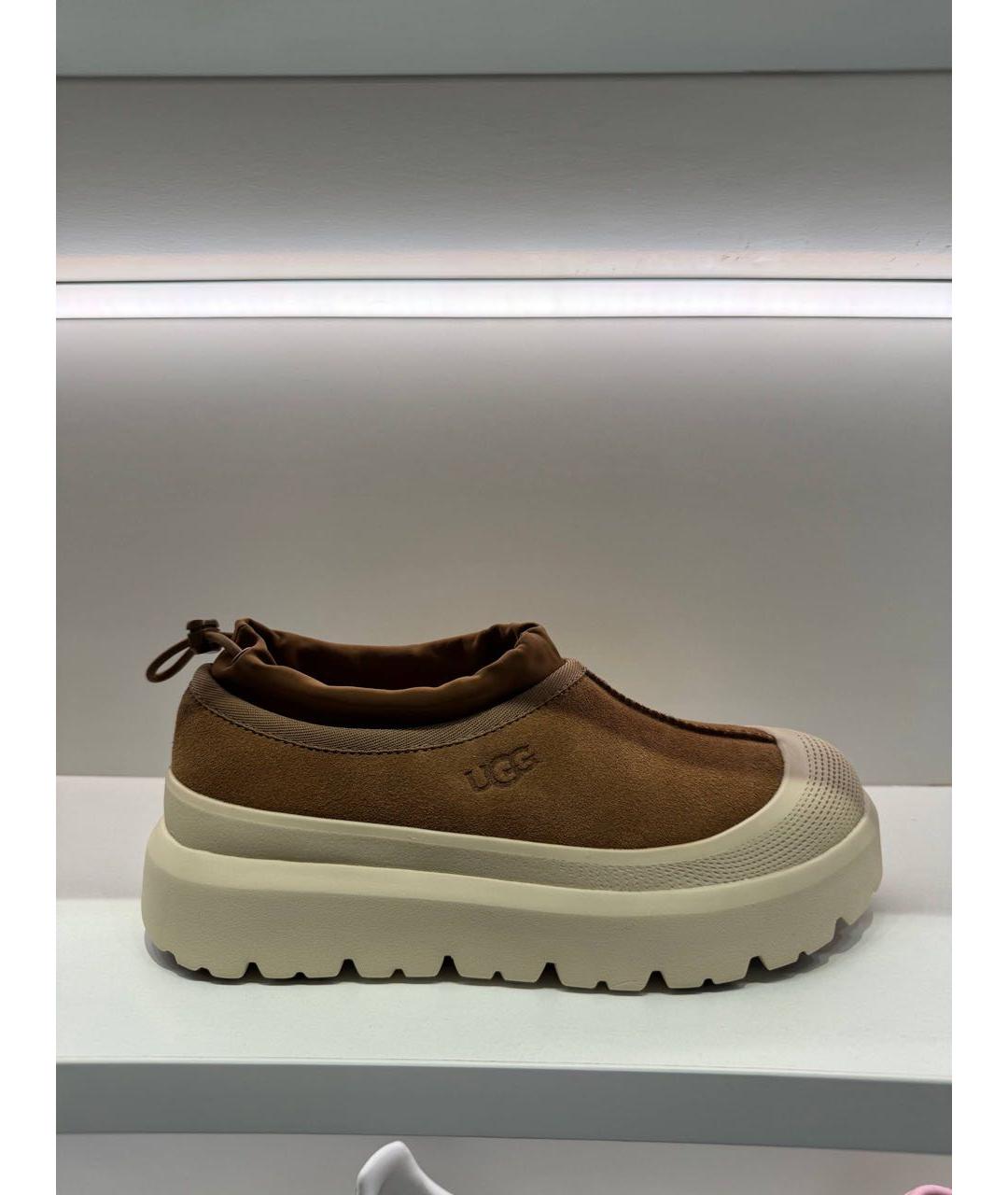 UGG AUSTRALIA Коричневые замшевые ботинки, фото 8