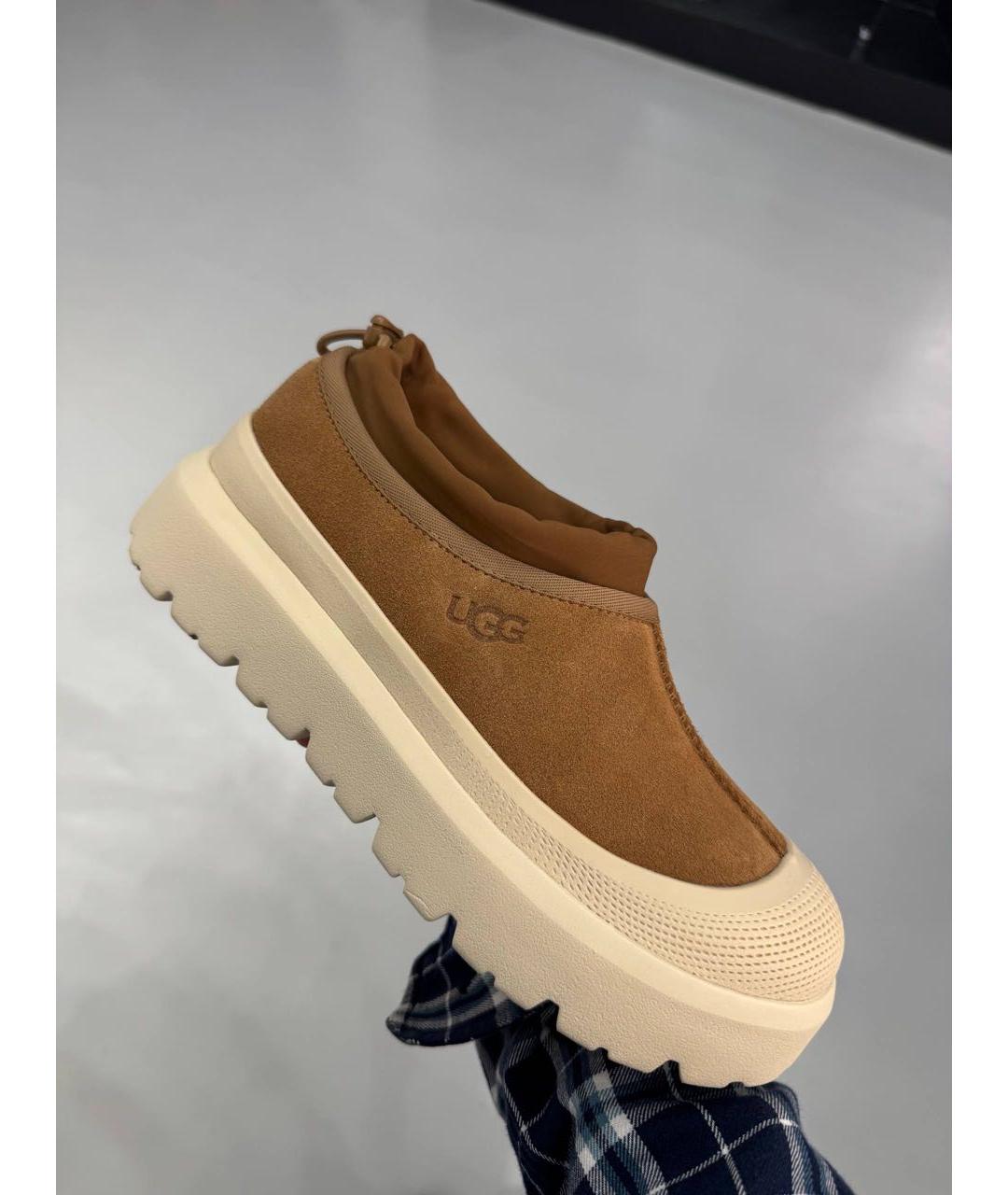 UGG AUSTRALIA Коричневые замшевые ботинки, фото 7