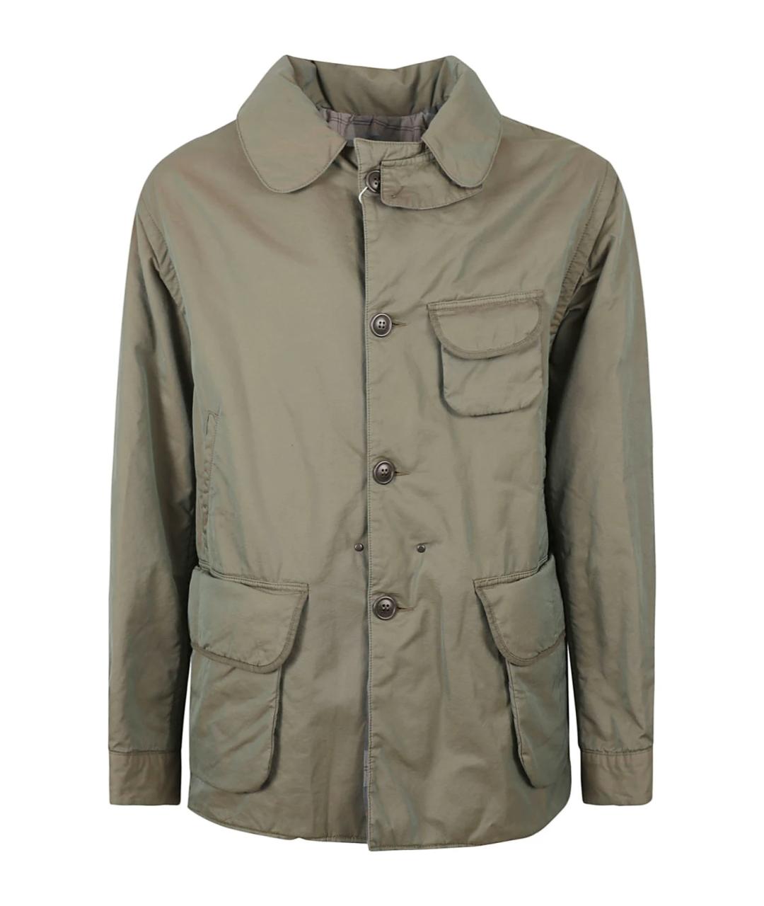 MAISON MARGIELA Зеленая хлопковая куртка, фото 1