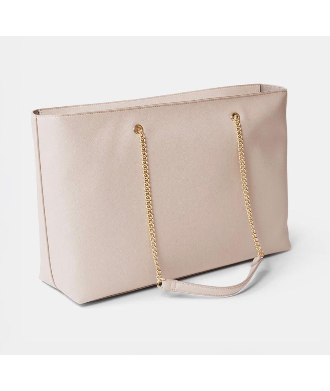 CALVIN KLEIN Бежевая сумка тоут из искусственной кожи, фото 2