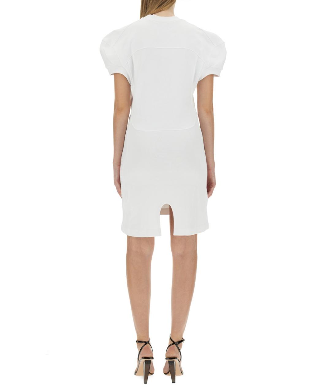 VIVIENNE WESTWOOD Белое хлопковое повседневное платье, фото 3