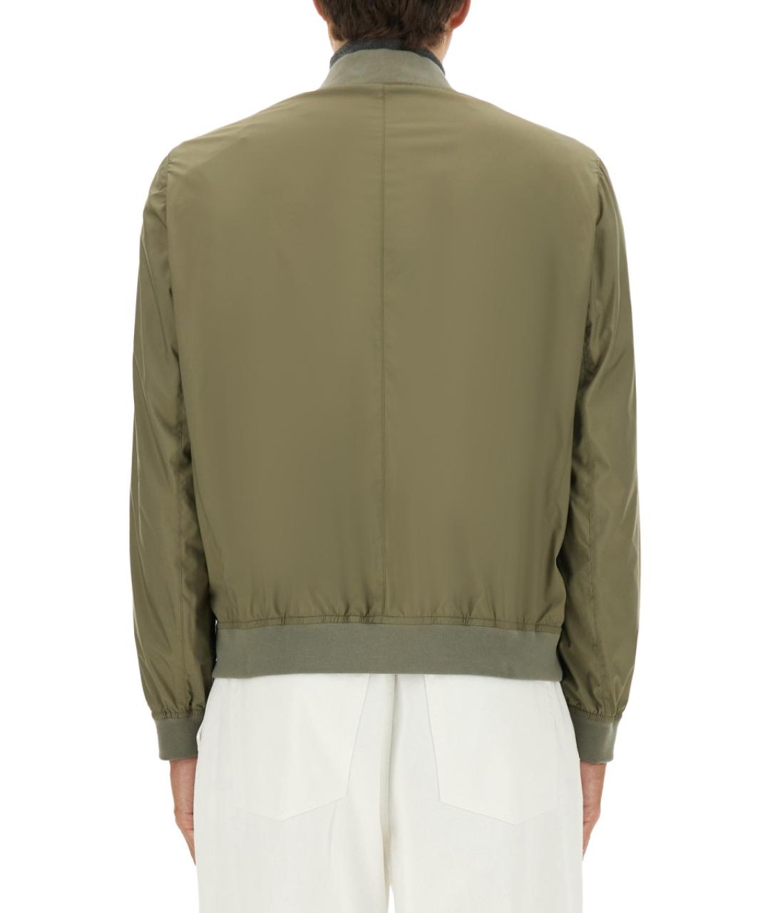 BRUNELLO CUCINELLI Коричневая полиэстеровая куртка, фото 3