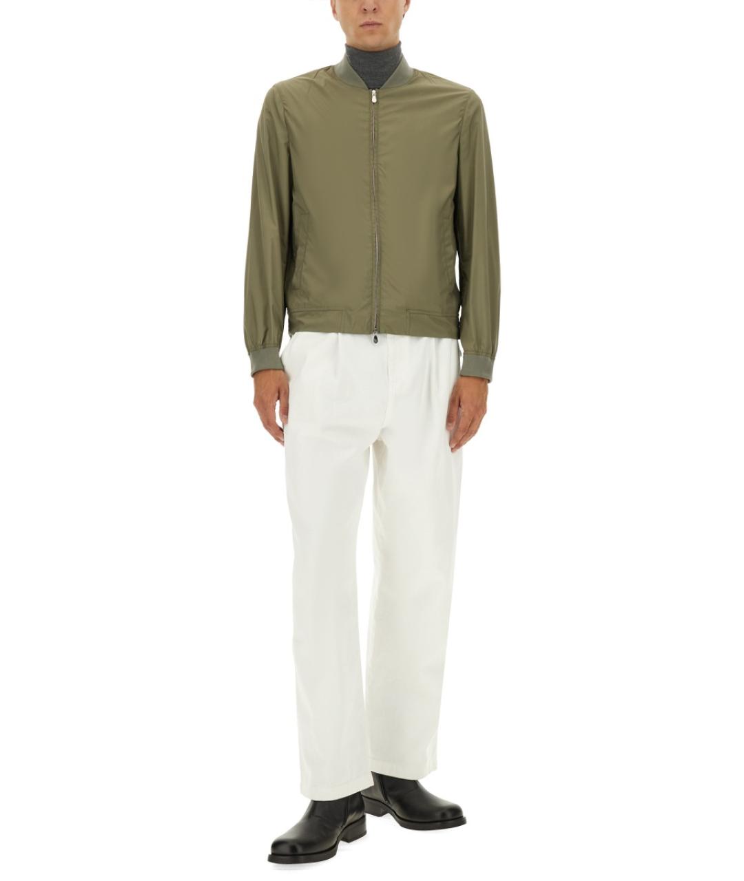 BRUNELLO CUCINELLI Коричневая полиэстеровая куртка, фото 2