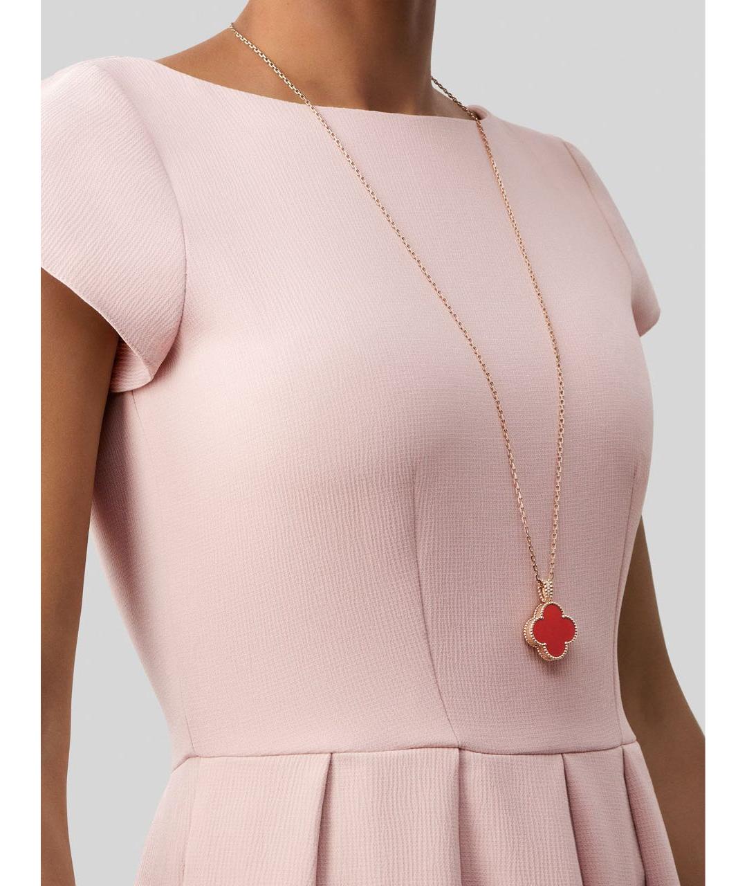 VAN CLEEF & ARPELS Красные часы из розового золота, фото 3