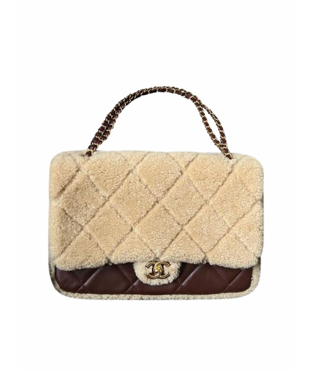 CHANEL Бордовая кожаная сумка через плечо, фото 1