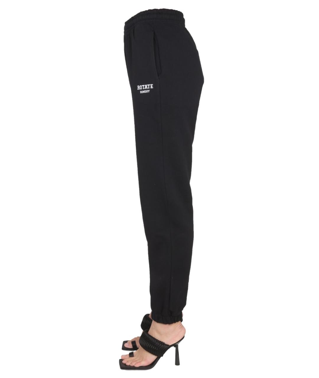 ROTATE Черный хлопковый спортивные костюмы, фото 4