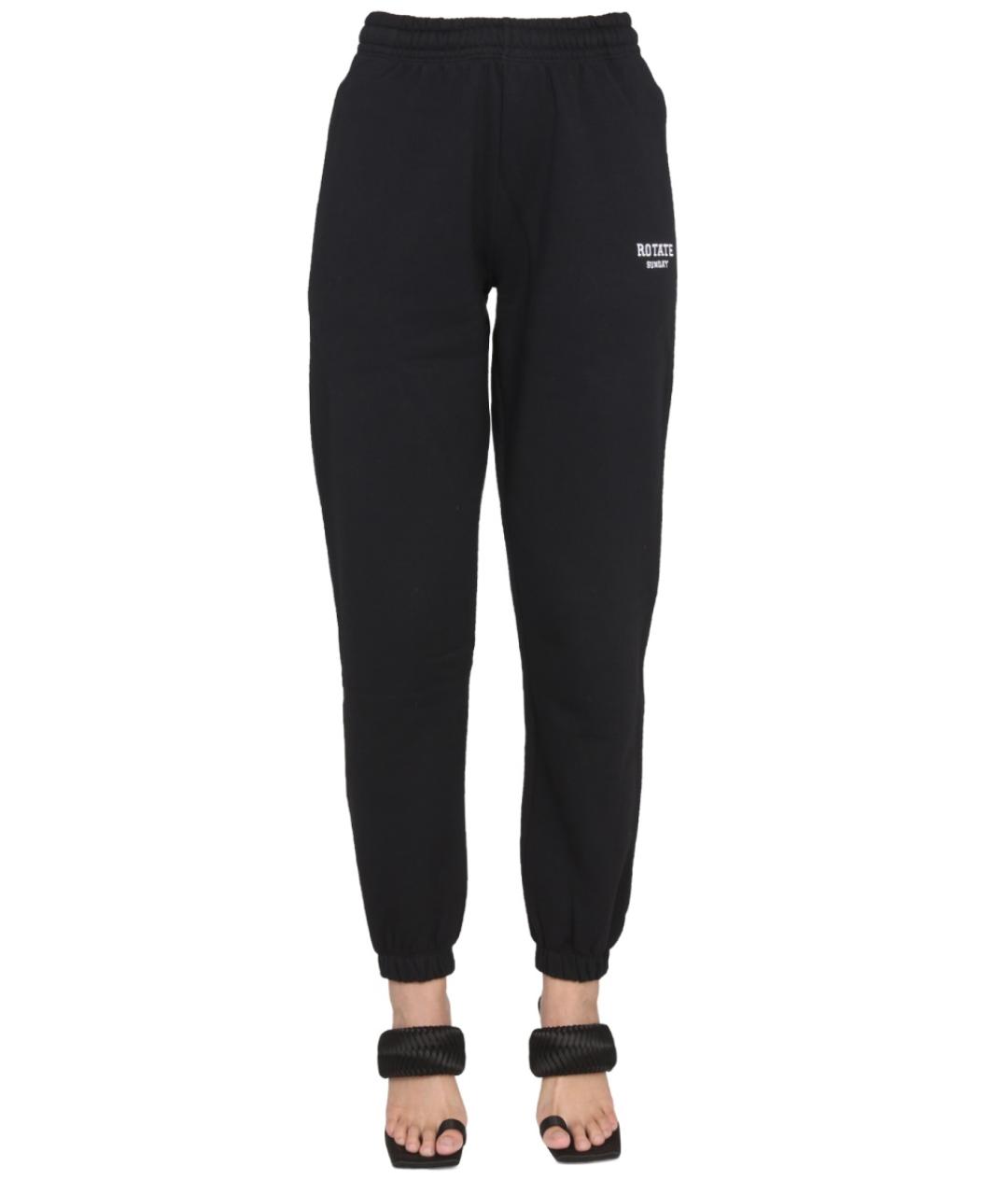ROTATE Черный хлопковый спортивные костюмы, фото 2