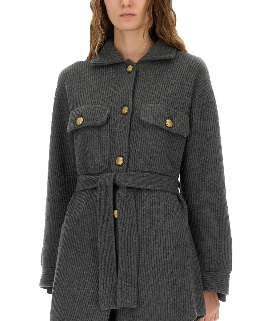 BRUNELLO CUCINELLI Серый шерстяной джемпер / свитер, фото 5