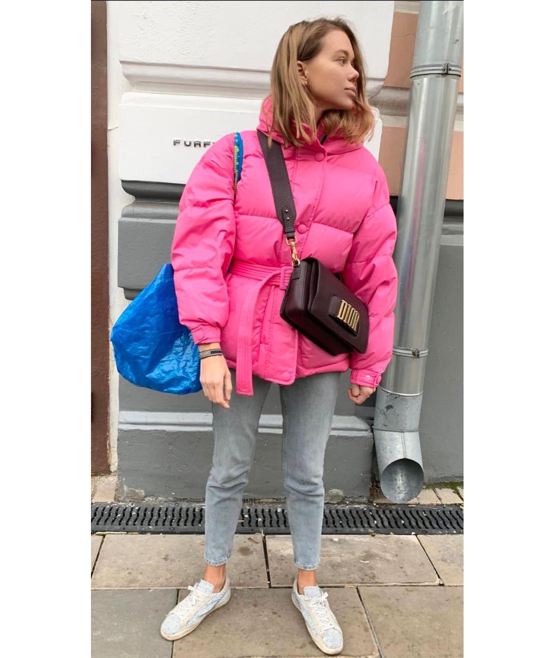 IENKI IENKI Розовый хлопковый пуховик, фото 3