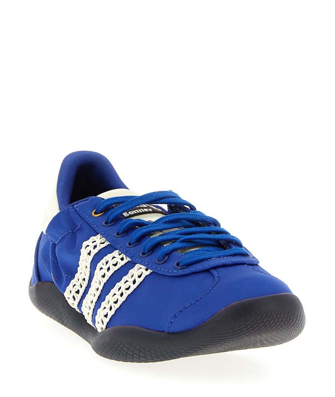 ADIDAS Синие текстильные низкие кроссовки / кеды, фото 2