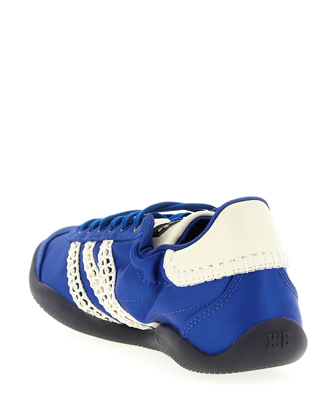 ADIDAS Синие текстильные низкие кроссовки / кеды, фото 3