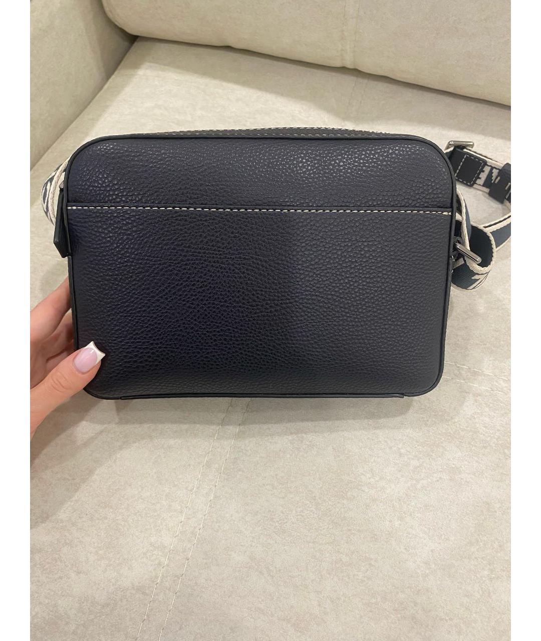 MICHAEL KORS Темно-синяя деним сумка на плечо, фото 3