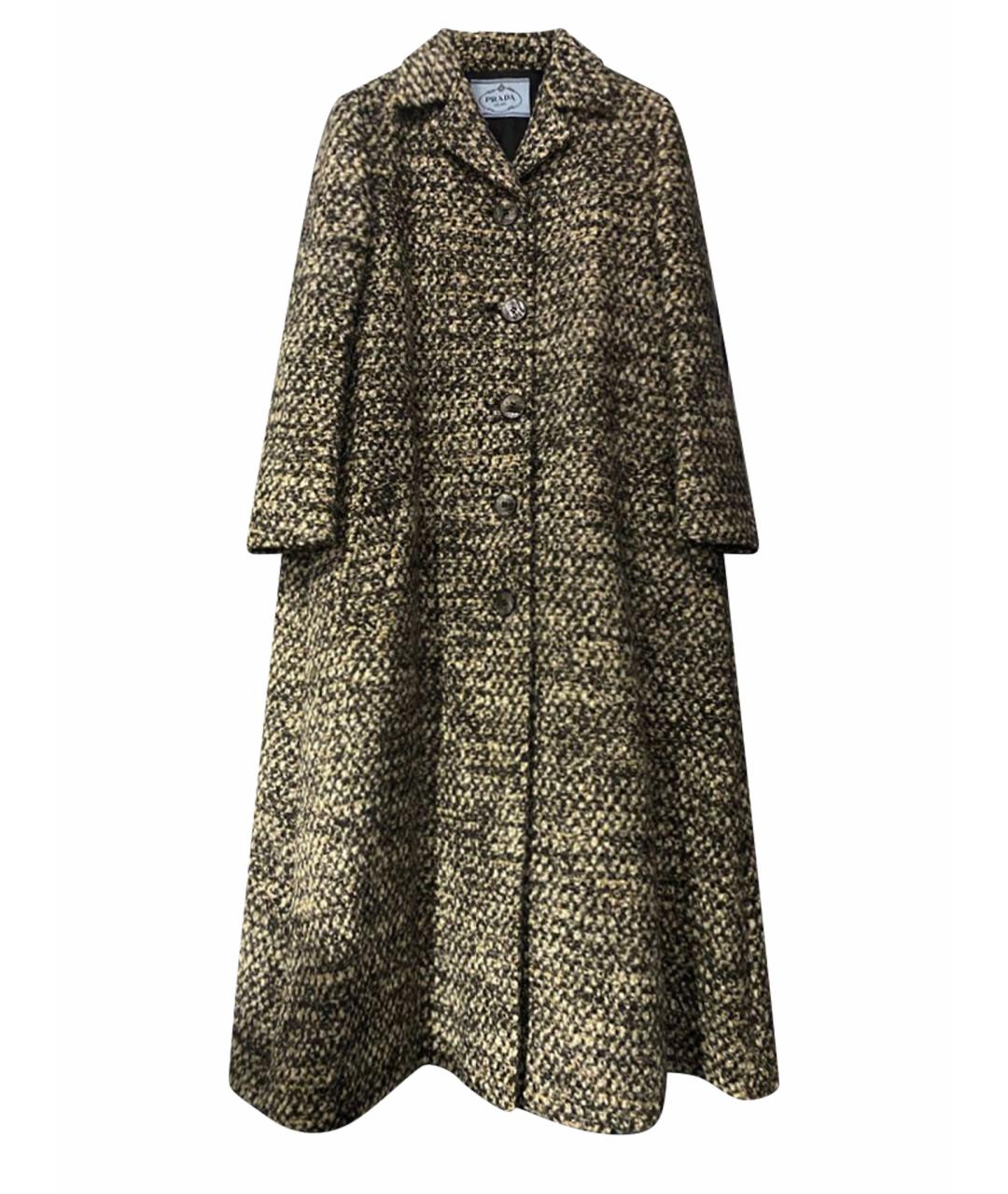 PRADA Мульти шерстяное пальто, фото 1